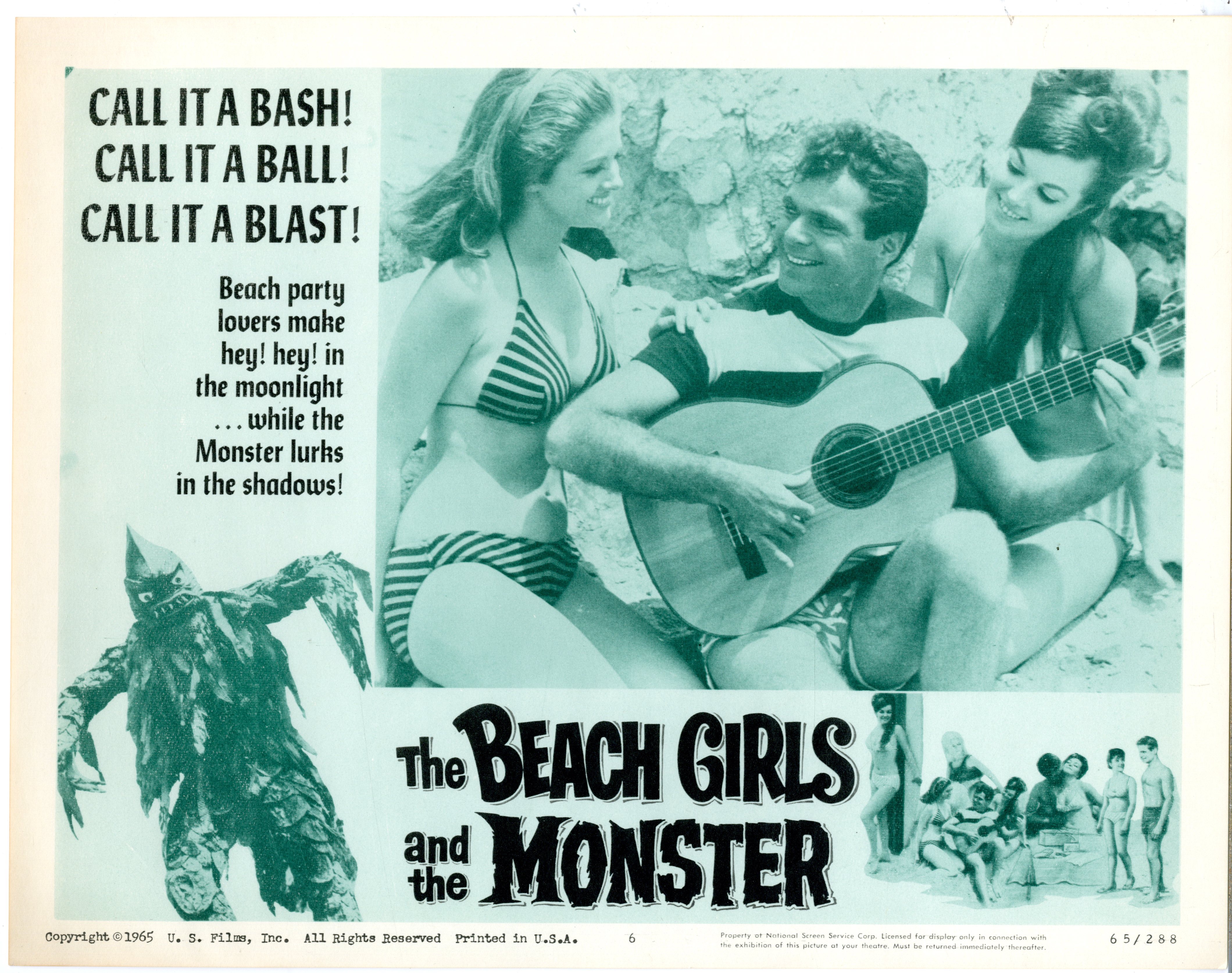 Beach Girls And The Monster  1965 - 22257