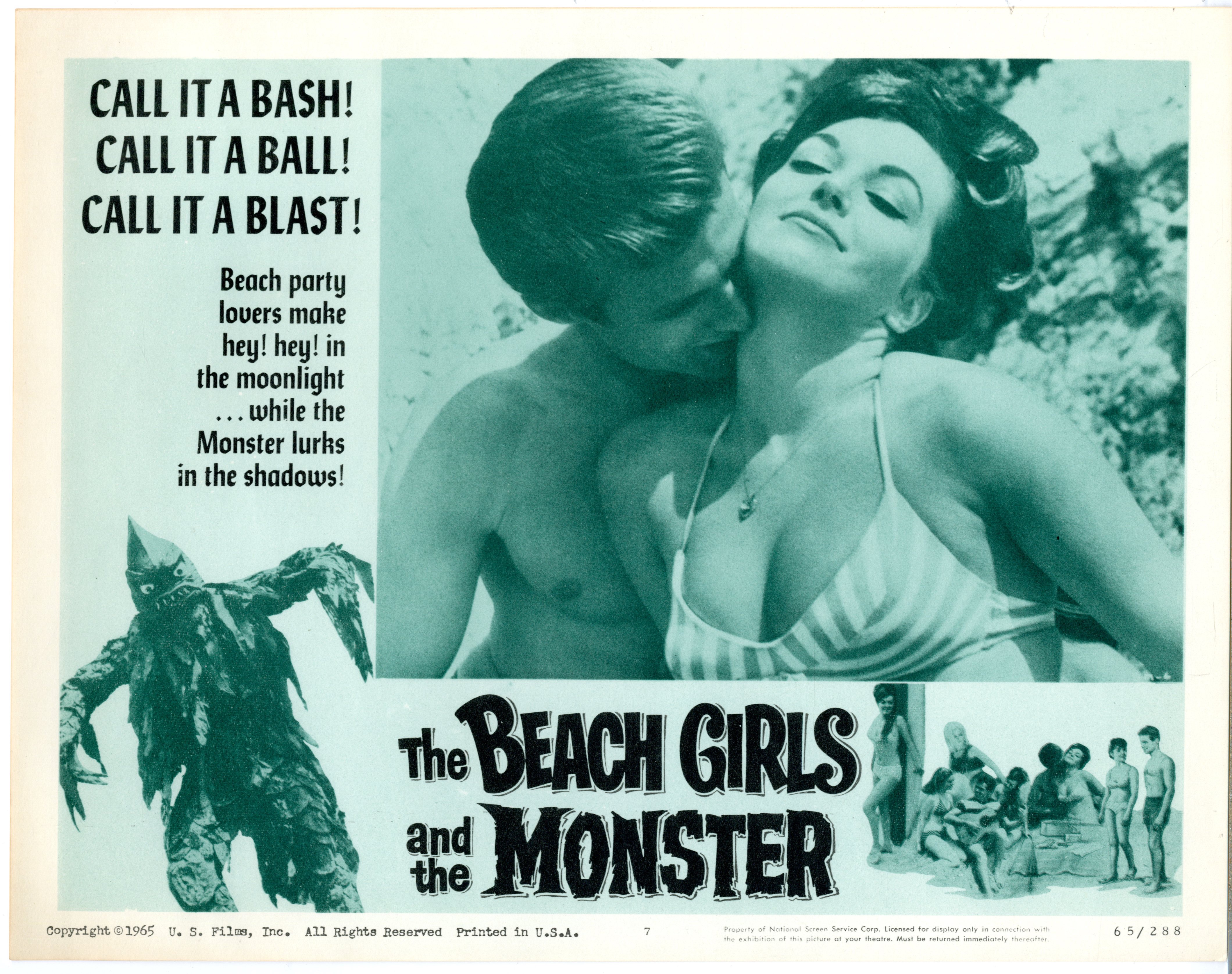 Beach Girls And The Monster  1965 - 22258