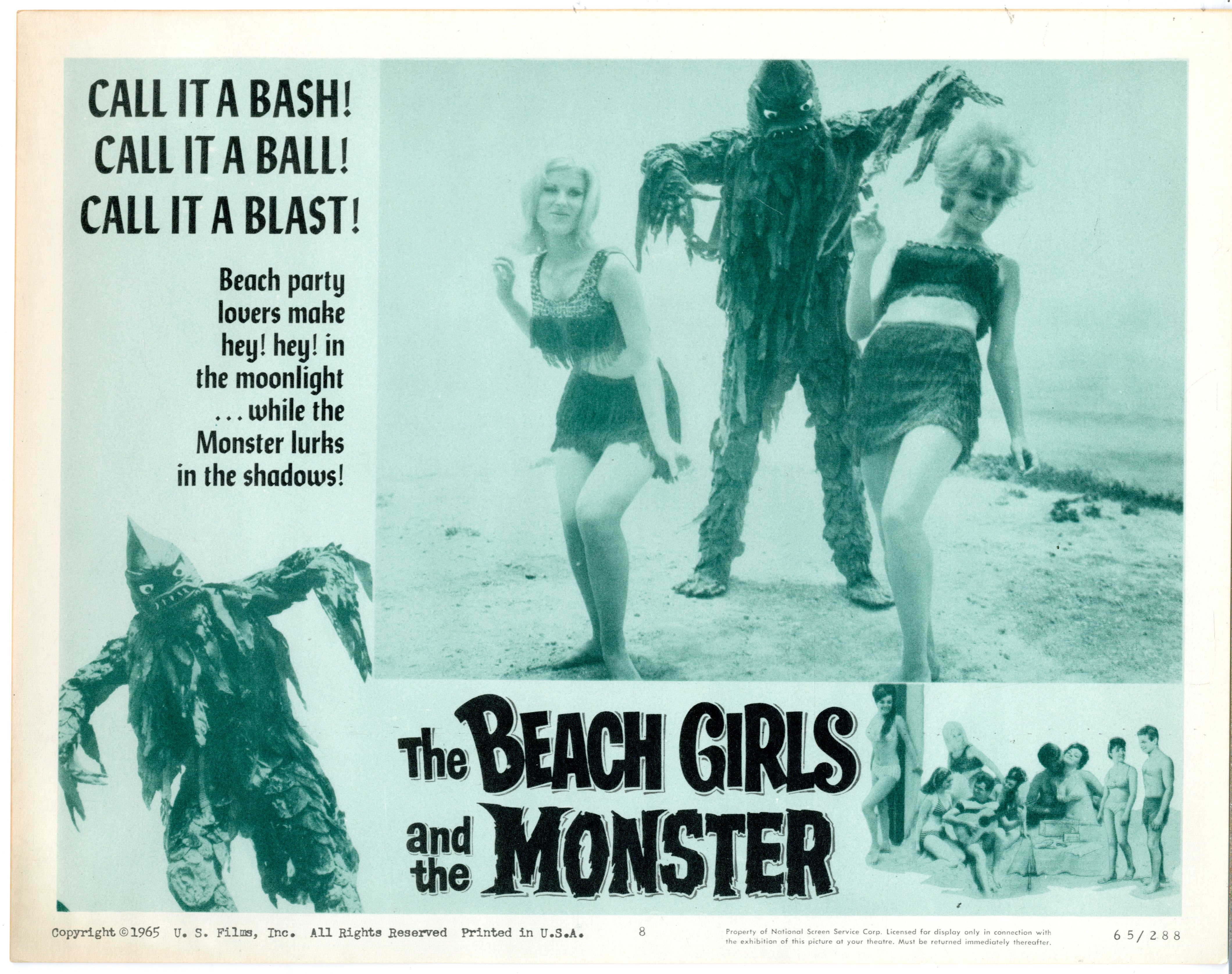 Beach Girls And The Monster  1965 - 22259