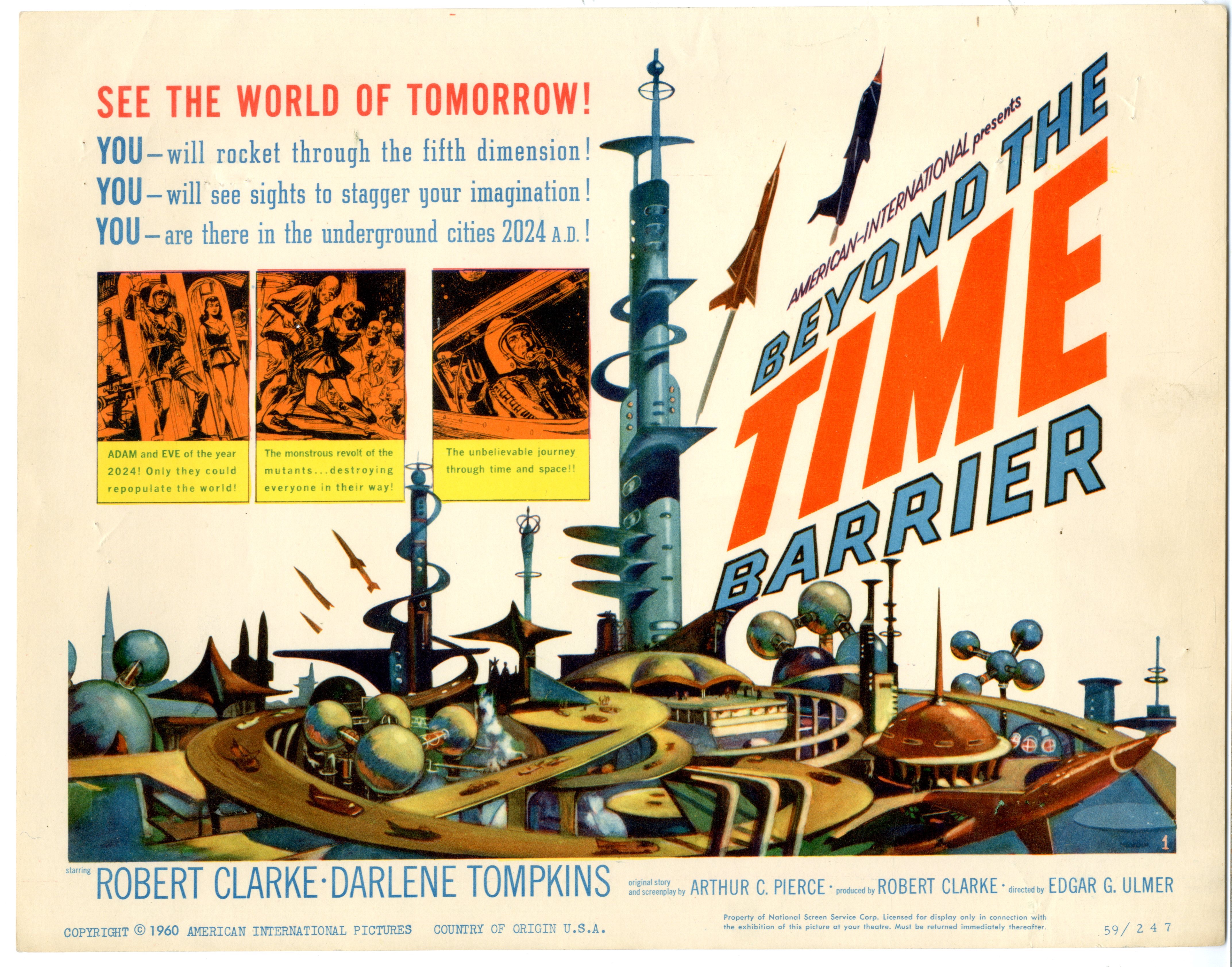 Beyond The Time Barrier   1959 - Primary