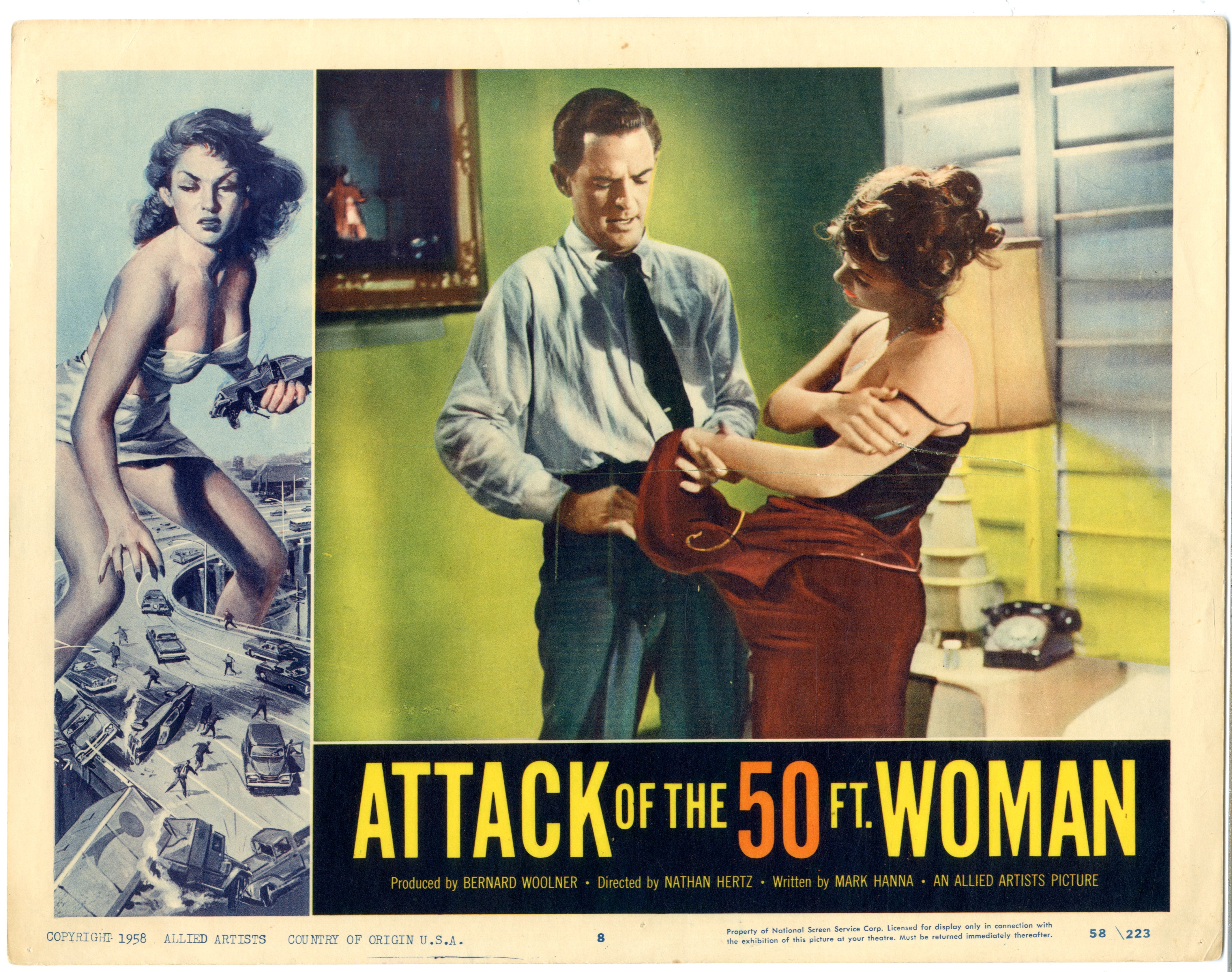 50 foot woman movie poster