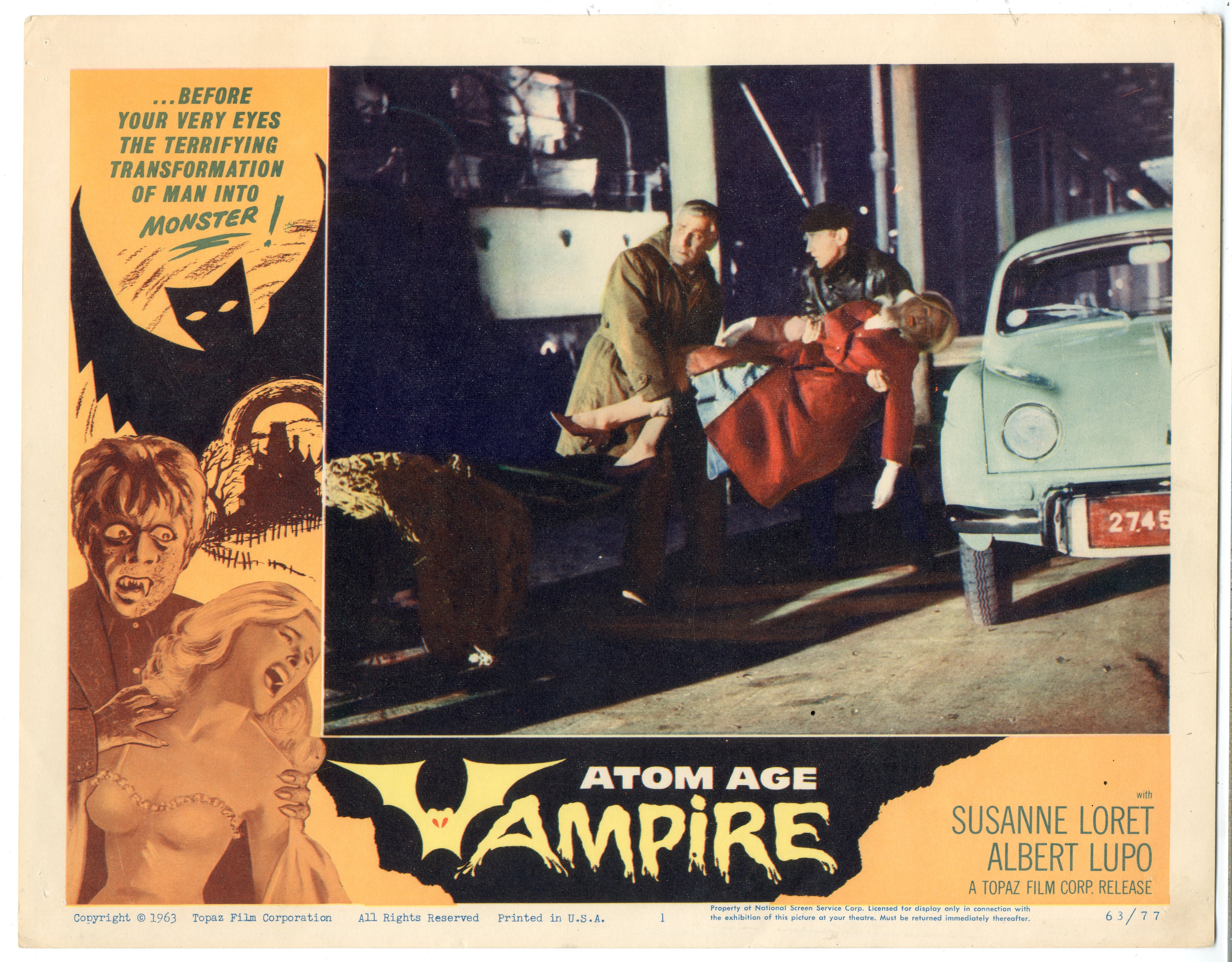 Atom Age Vampire   1963 - Primary