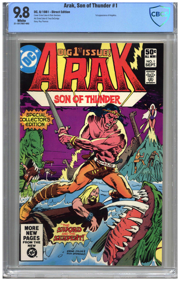 Arak Son of Thunder Issue 1 Comics Details Four Color Comics