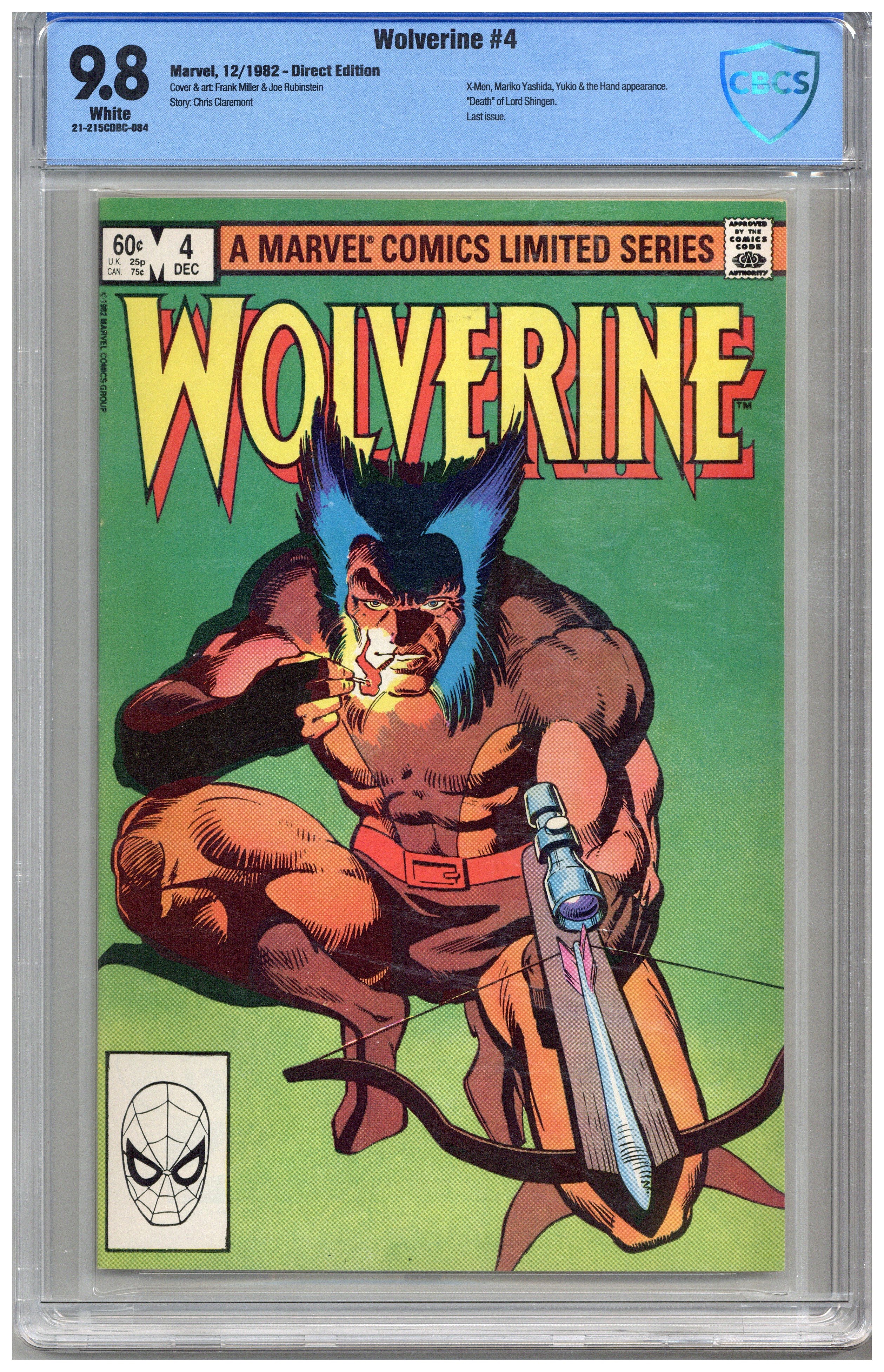 WOLVERINE #1~#4 マーベル アメコミ 1982年 - 洋書