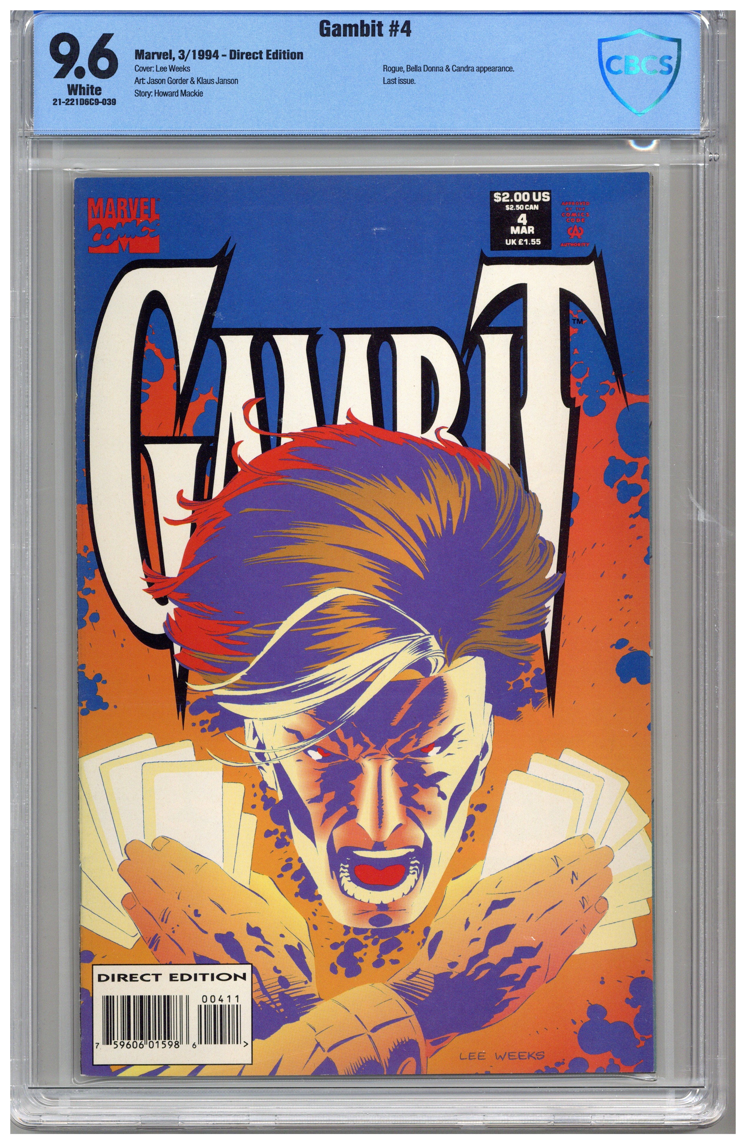 Gambit (series 4) No. 4, Marvel Comics Back Issues