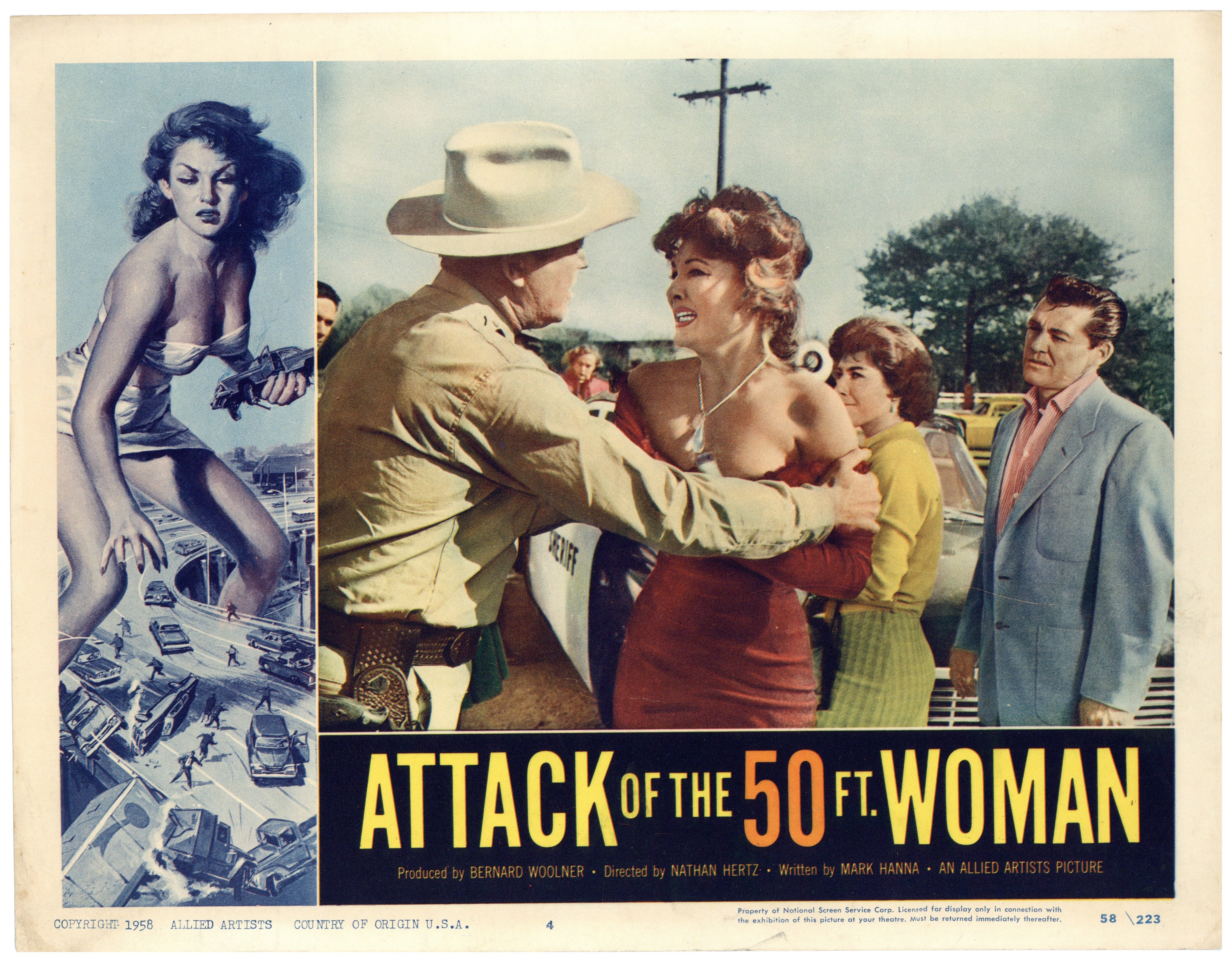 50 foot woman movie poster