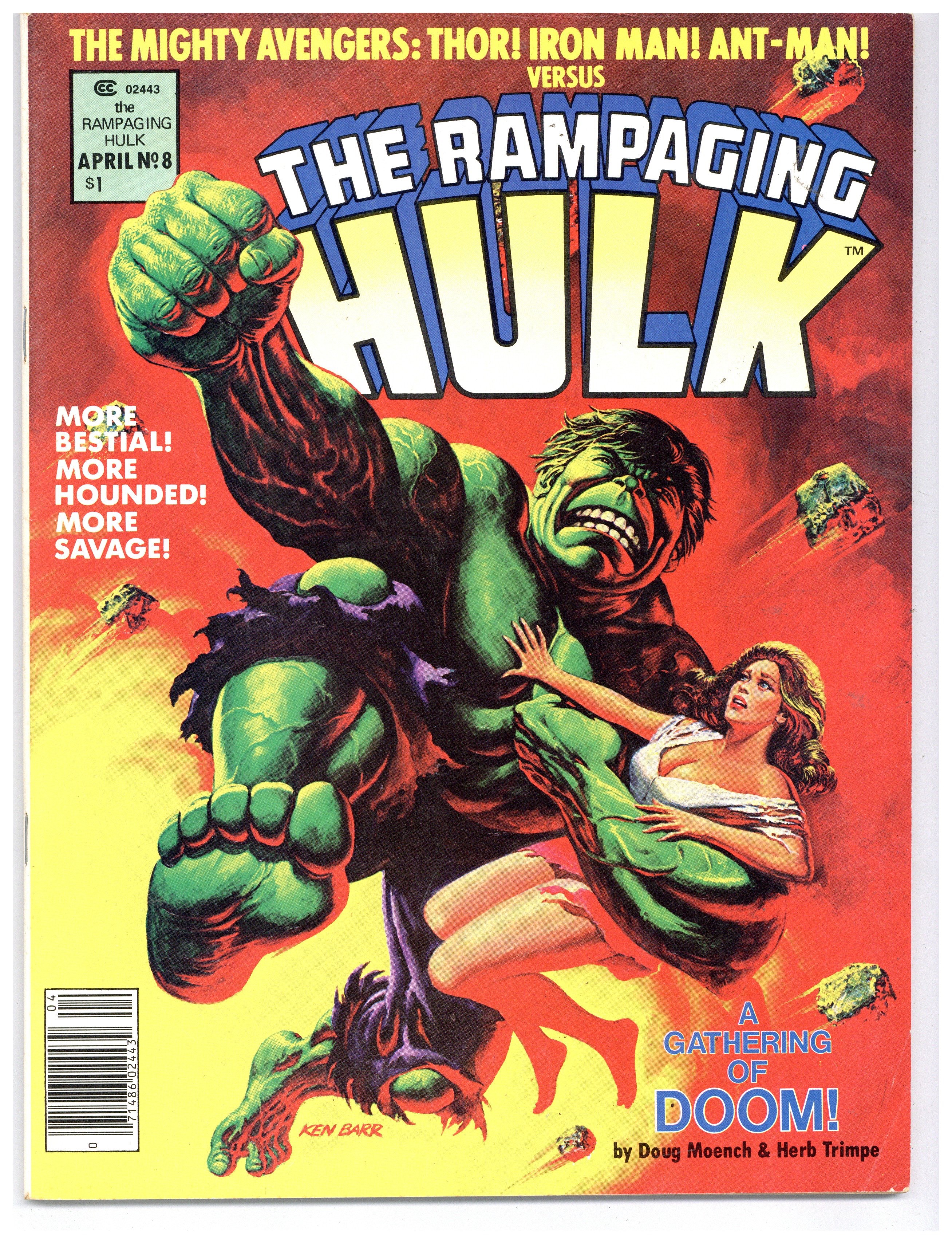 The rampaging hotsell hulk comic book Big