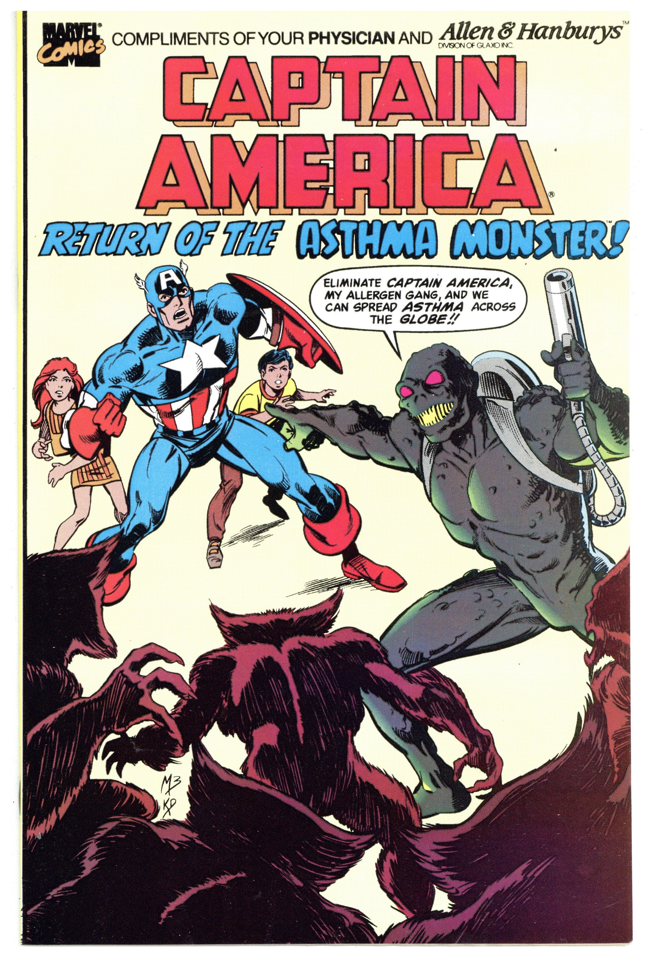 Captain America Return Of The Asthma Monster! - Primary