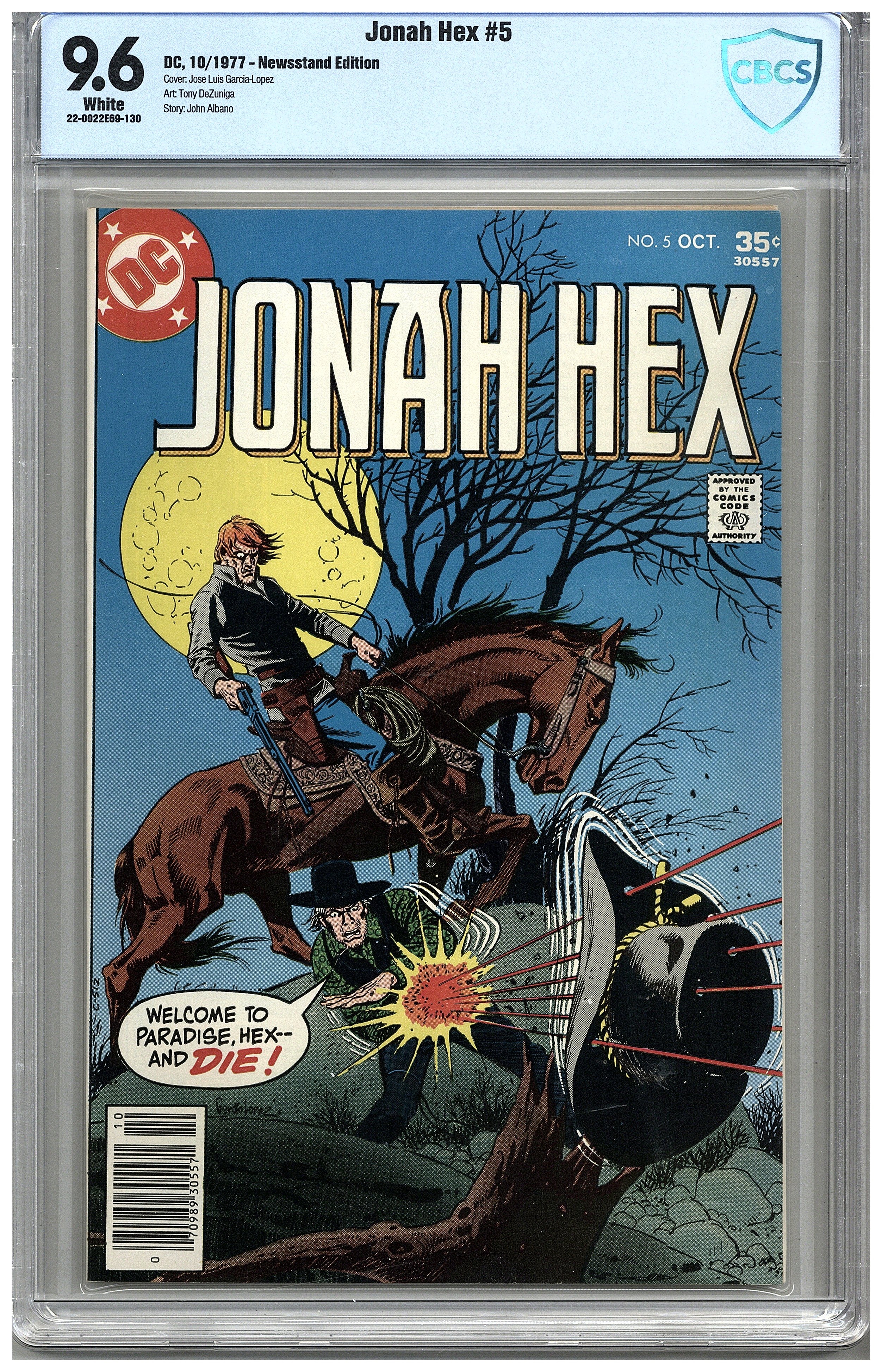 Jonah Hex # 5 (DC Comics, 1977) top