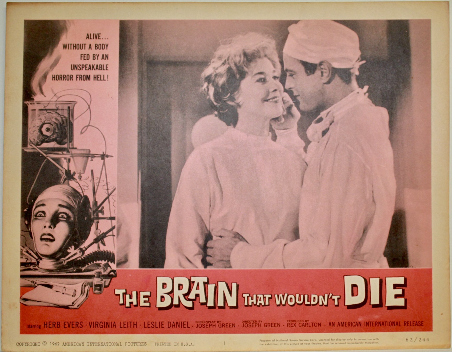 Screening of The Brain That Wouldn't Die (1962), with a new