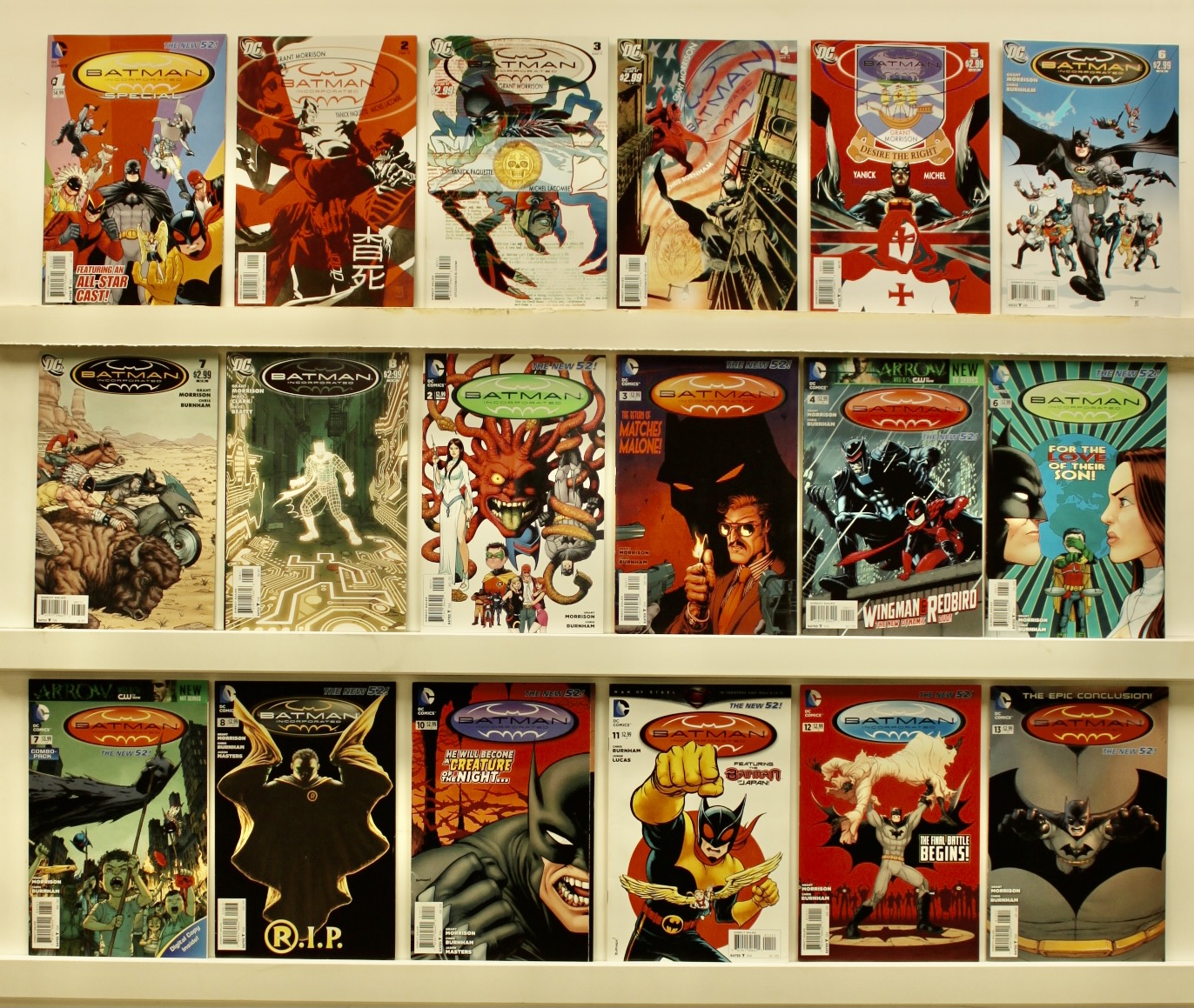 Batman Incorporated   Lot Of 18 Comics - Primary
